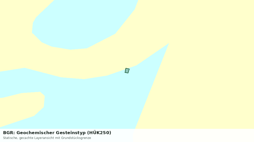 Statische Kartenansicht: BGR: Geochemischer Gesteinstyp (HÜK250)