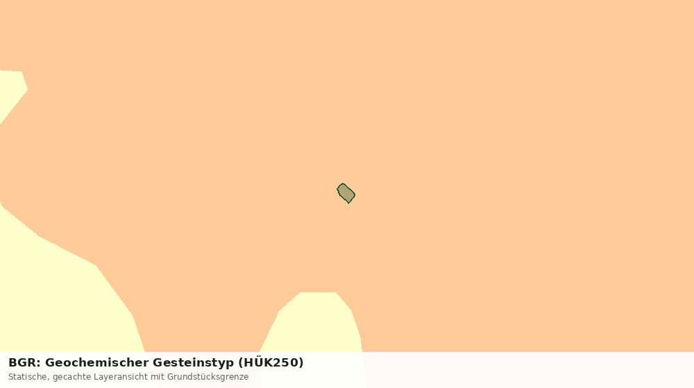 Statische Kartenansicht: BGR: Geochemischer Gesteinstyp (HÜK250)