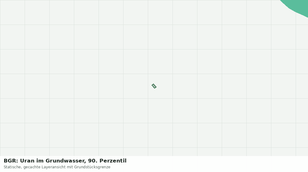 Statische Kartenansicht: BGR: Uran im Grundwasser, 90. Perzentil