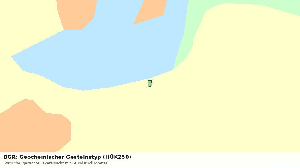 Statische Kartenansicht: BGR: Geochemischer Gesteinstyp (HÜK250)
