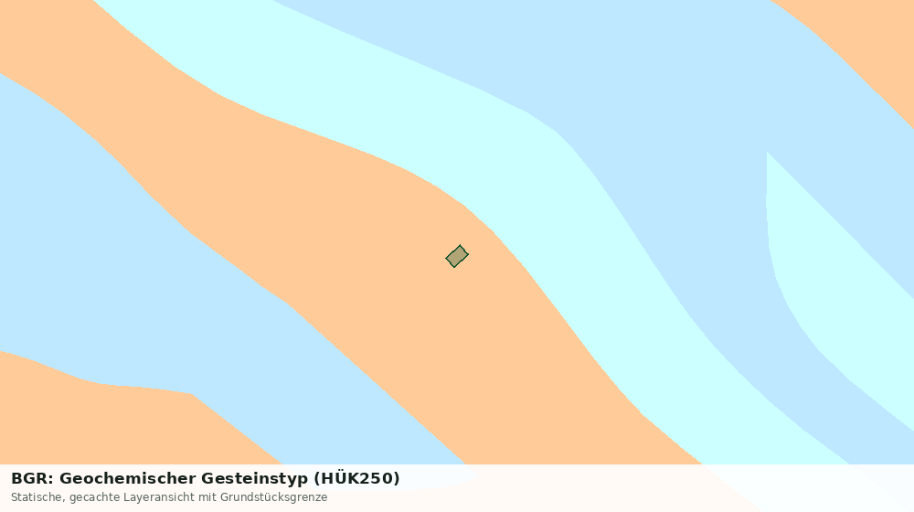 Statische Kartenansicht: BGR: Geochemischer Gesteinstyp (HÜK250)