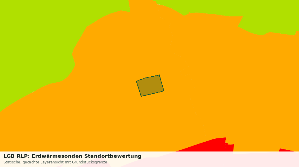 Statische Kartenansicht: LGB RLP: Erdwärmesonden Standortbewertung