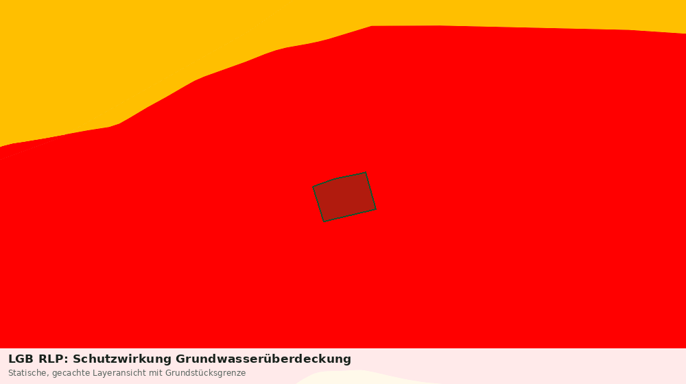 Statische Kartenansicht: LGB RLP: Schutzwirkung Grundwasserüberdeckung