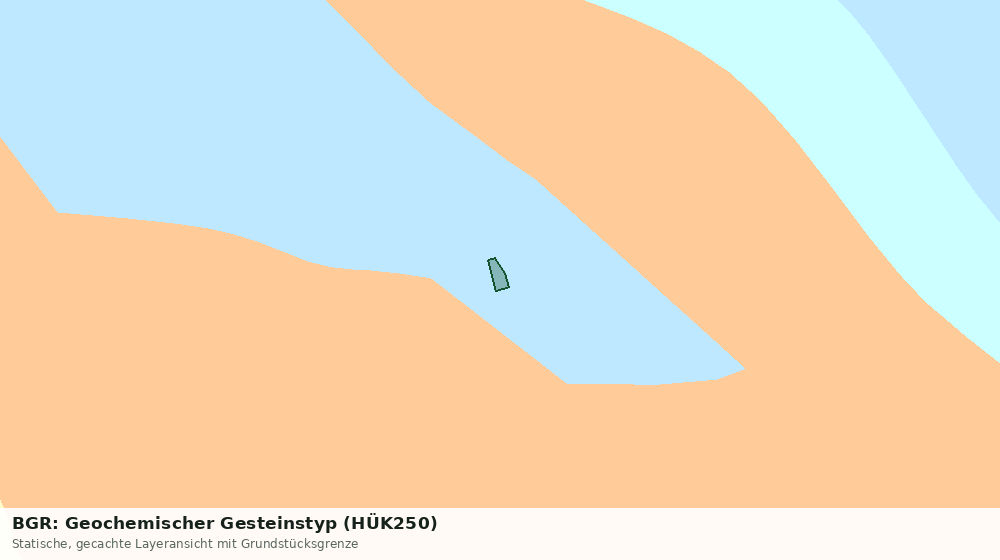 Statische Kartenansicht: BGR: Geochemischer Gesteinstyp (HÜK250)