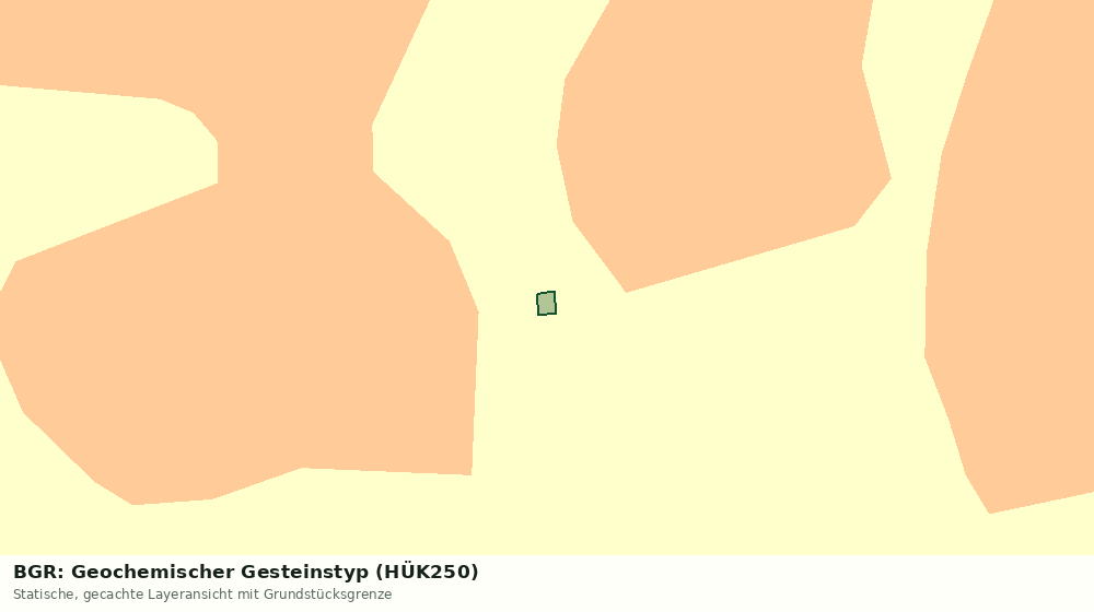 Statische Kartenansicht: BGR: Geochemischer Gesteinstyp (HÜK250)