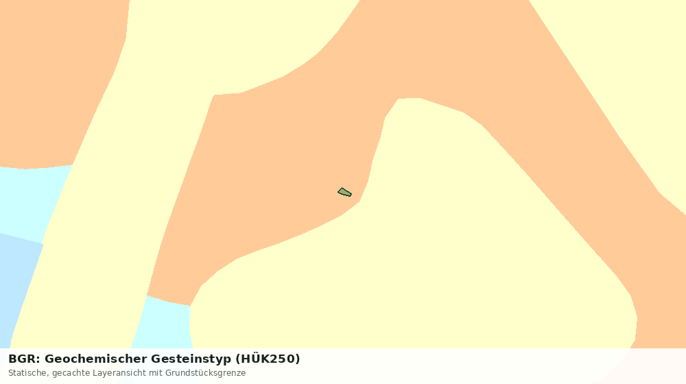 Statische Kartenansicht: BGR: Geochemischer Gesteinstyp (HÜK250)