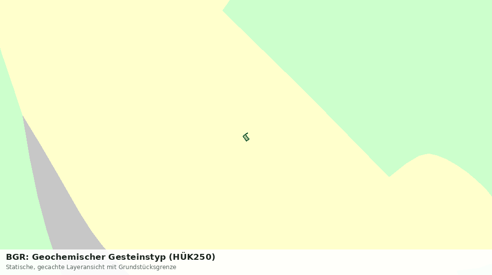 Statische Kartenansicht: BGR: Geochemischer Gesteinstyp (HÜK250)