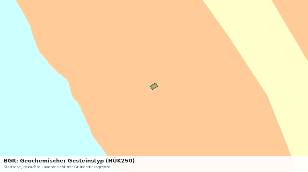 Statische Kartenansicht: BGR: Geochemischer Gesteinstyp (HÜK250)