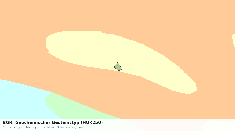 Statische Kartenansicht: BGR: Geochemischer Gesteinstyp (HÜK250)
