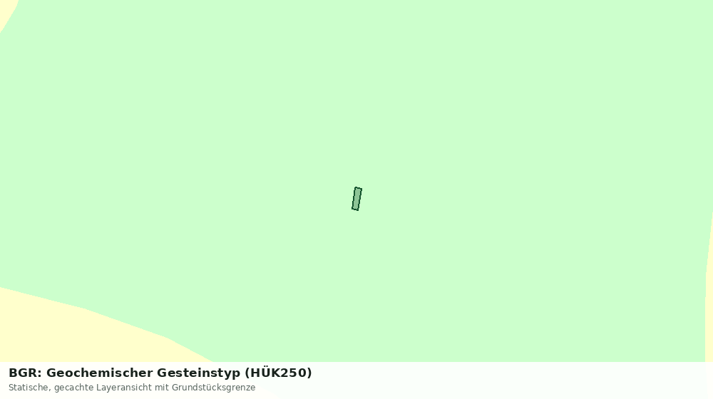 Statische Kartenansicht: BGR: Geochemischer Gesteinstyp (HÜK250)