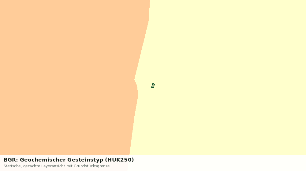 Statische Kartenansicht: BGR: Geochemischer Gesteinstyp (HÜK250)
