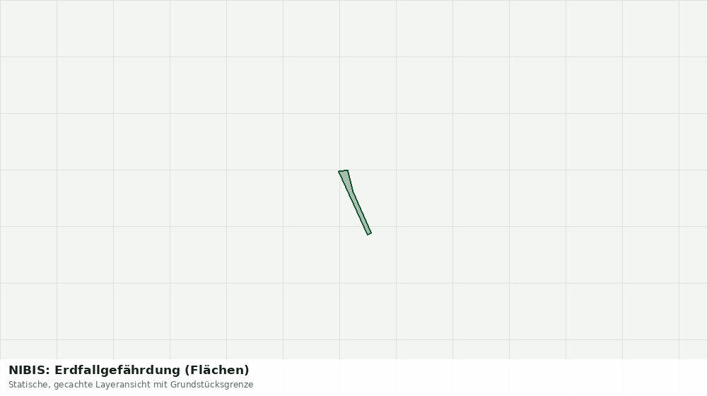 Statische Kartenansicht: NIBIS: Erdfallgefährdung (Flächen)