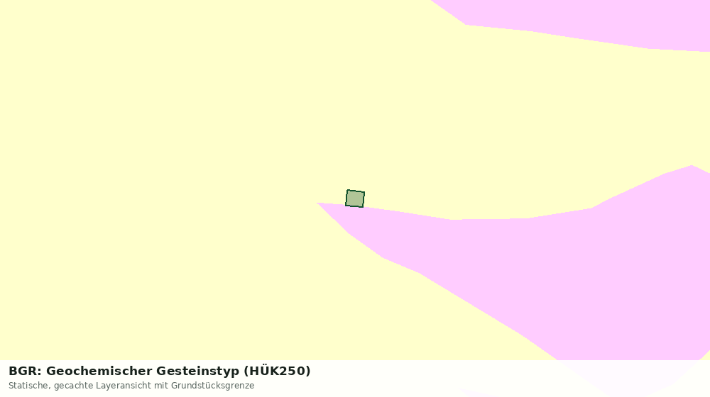 Statische Kartenansicht: BGR: Geochemischer Gesteinstyp (HÜK250)