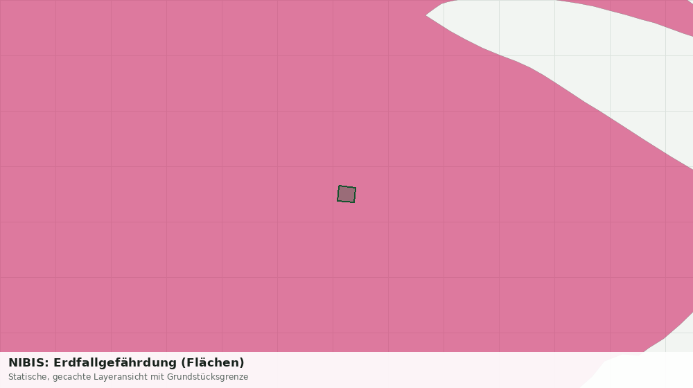Statische Kartenansicht: NIBIS: Erdfallgefährdung (Flächen)