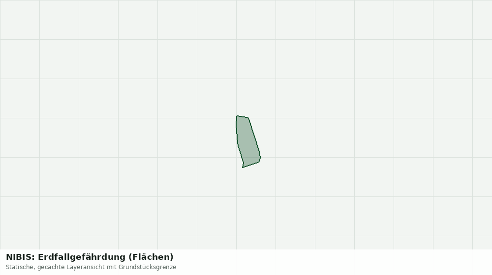 Statische Kartenansicht: NIBIS: Erdfallgefährdung (Flächen)