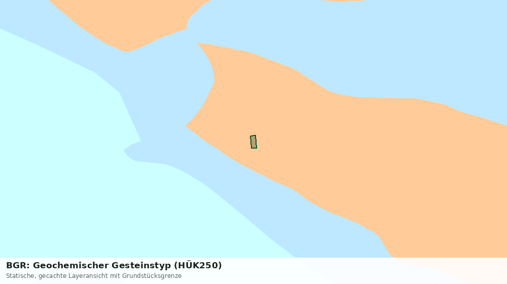 Statische Kartenansicht: BGR: Geochemischer Gesteinstyp (HÜK250)