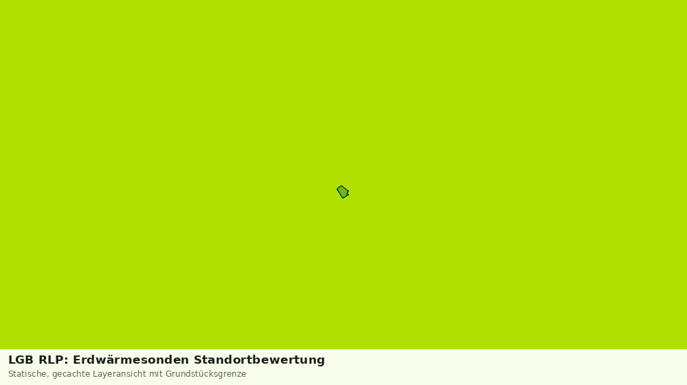 Statische Kartenansicht: LGB RLP: Erdwärmesonden Standortbewertung
