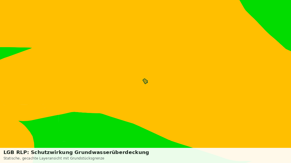 Statische Kartenansicht: LGB RLP: Schutzwirkung Grundwasserüberdeckung