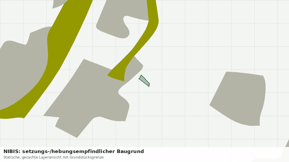 Statische Kartenansicht: NIBIS: setzungs-/hebungsempfindlicher Baugrund