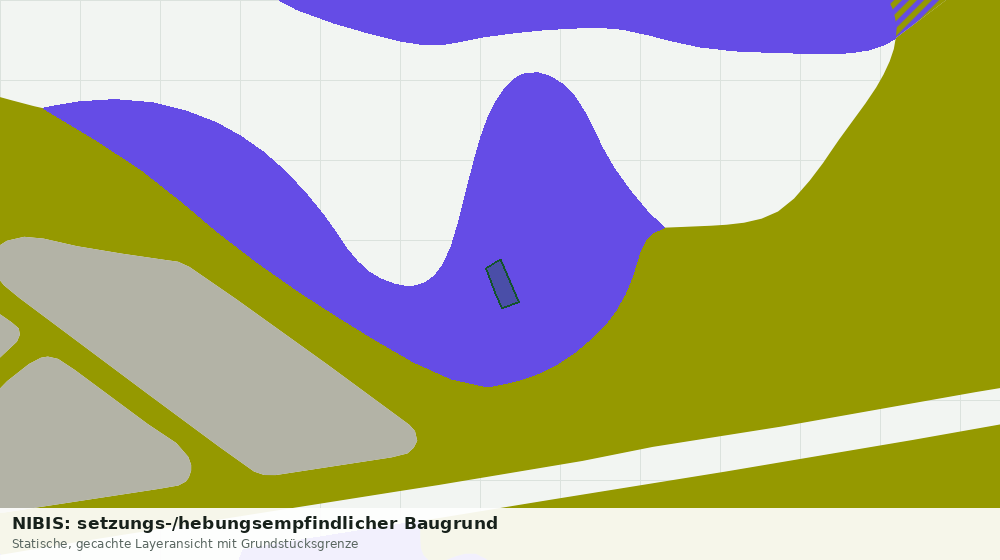 Statische Kartenansicht: NIBIS: setzungs-/hebungsempfindlicher Baugrund