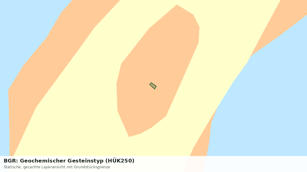 Statische Kartenansicht: BGR: Geochemischer Gesteinstyp (HÜK250)