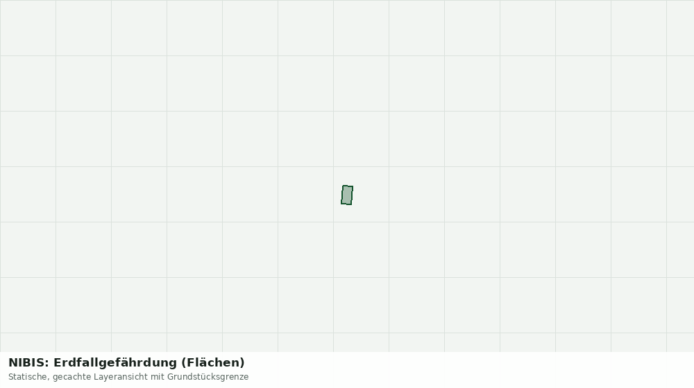 Statische Kartenansicht: NIBIS: Erdfallgefährdung (Flächen)