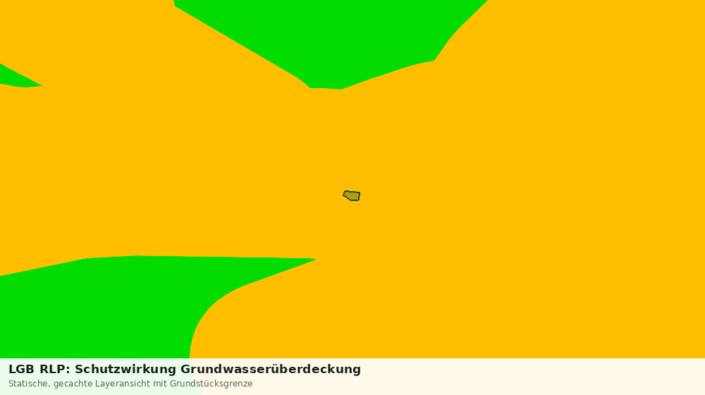 Statische Kartenansicht: LGB RLP: Schutzwirkung Grundwasserüberdeckung