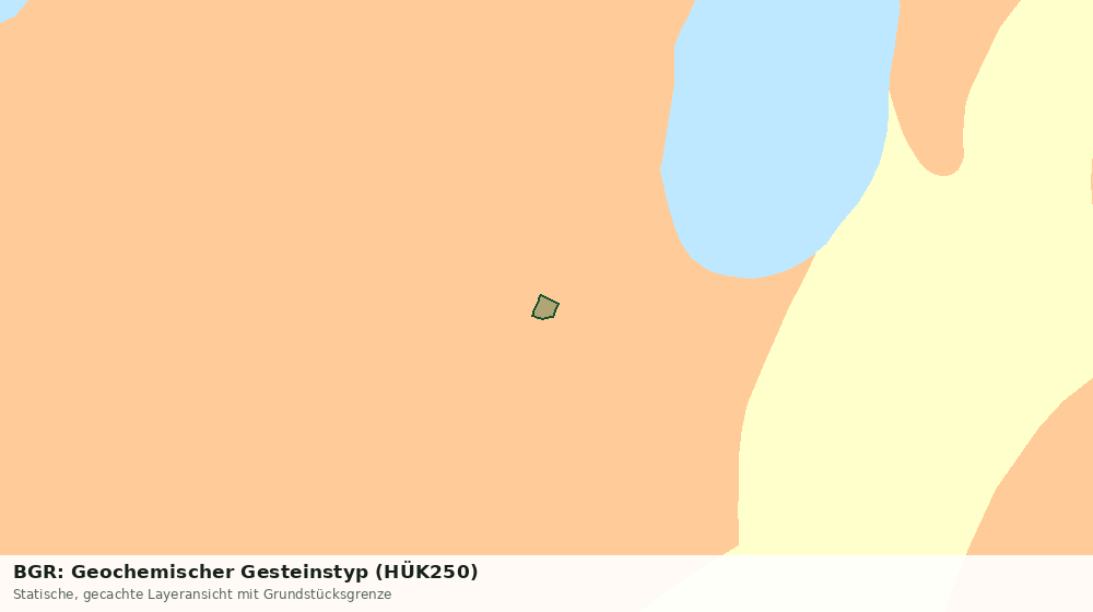 Statische Kartenansicht: BGR: Geochemischer Gesteinstyp (HÜK250)
