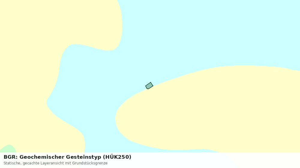 Statische Kartenansicht: BGR: Geochemischer Gesteinstyp (HÜK250)
