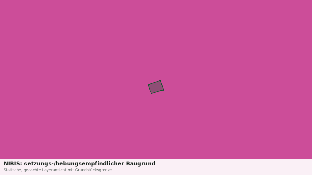 Statische Kartenansicht: NIBIS: setzungs-/hebungsempfindlicher Baugrund