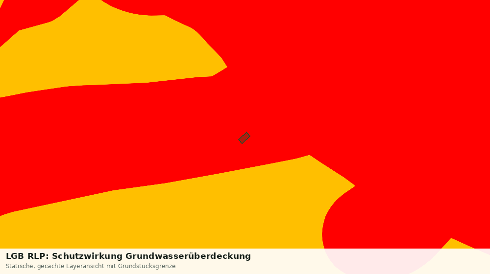 Statische Kartenansicht: LGB RLP: Schutzwirkung Grundwasserüberdeckung