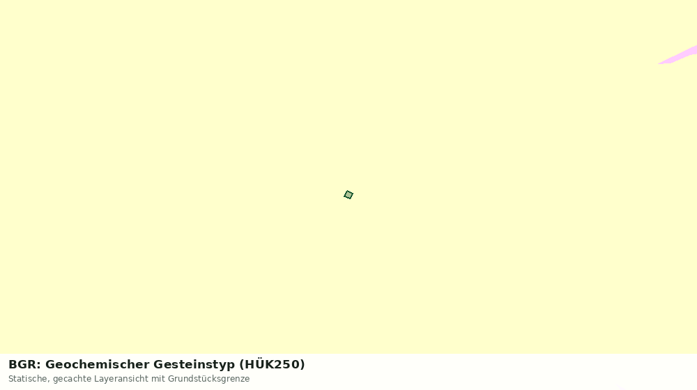 Statische Kartenansicht: BGR: Geochemischer Gesteinstyp (HÜK250)