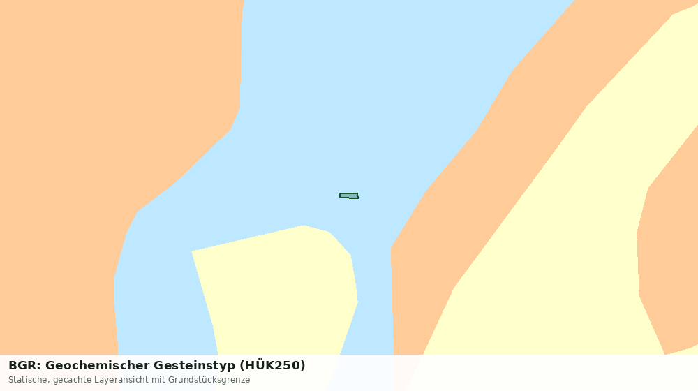 Statische Kartenansicht: BGR: Geochemischer Gesteinstyp (HÜK250)