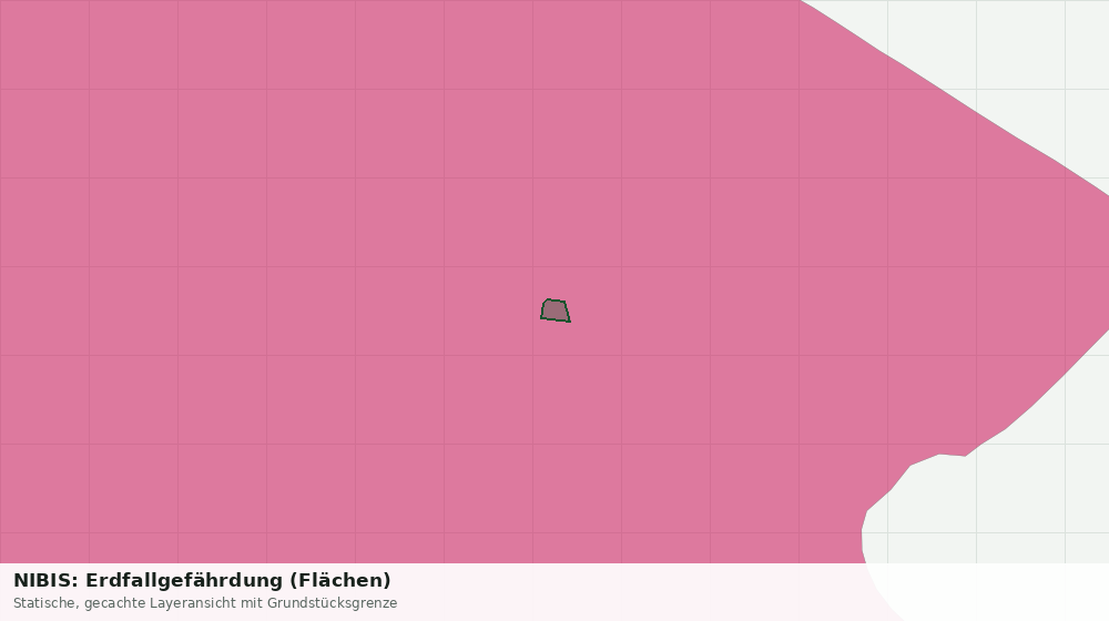Statische Kartenansicht: NIBIS: Erdfallgefährdung (Flächen)