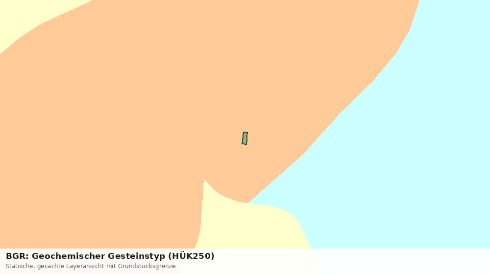 Statische Kartenansicht: BGR: Geochemischer Gesteinstyp (HÜK250)