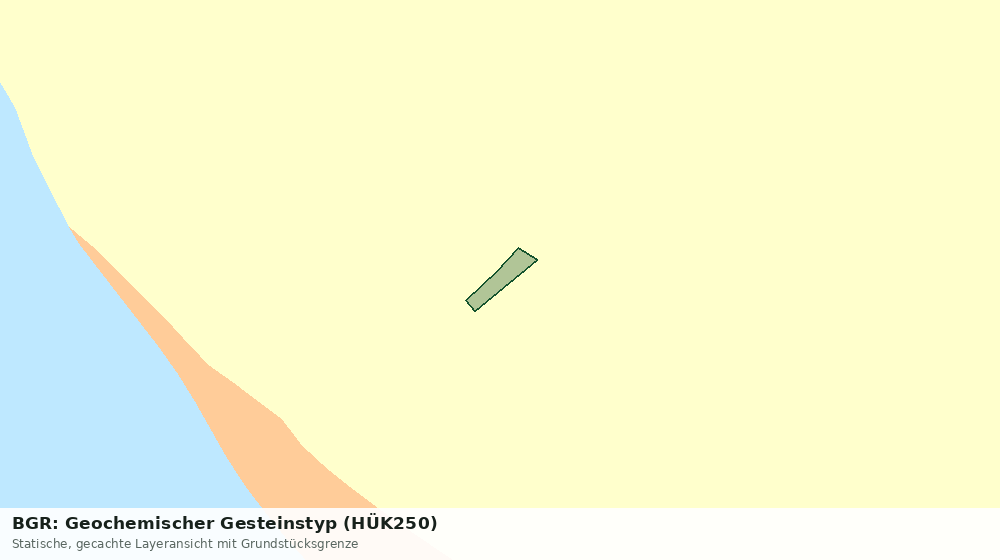 Statische Kartenansicht: BGR: Geochemischer Gesteinstyp (HÜK250)