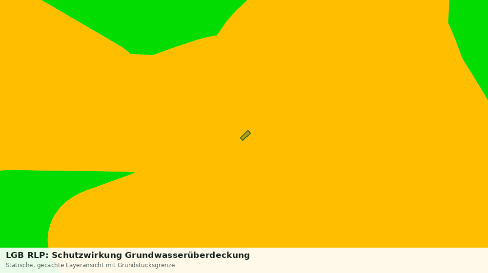 Statische Kartenansicht: LGB RLP: Schutzwirkung Grundwasserüberdeckung
