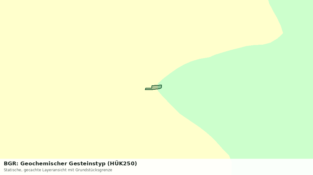 Statische Kartenansicht: BGR: Geochemischer Gesteinstyp (HÜK250)