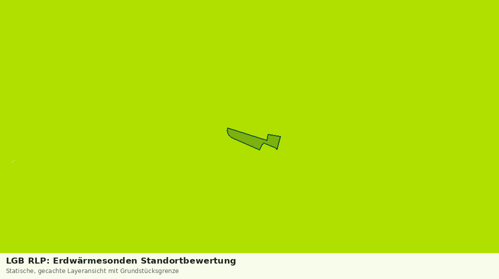 Statische Kartenansicht: LGB RLP: Erdwärmesonden Standortbewertung