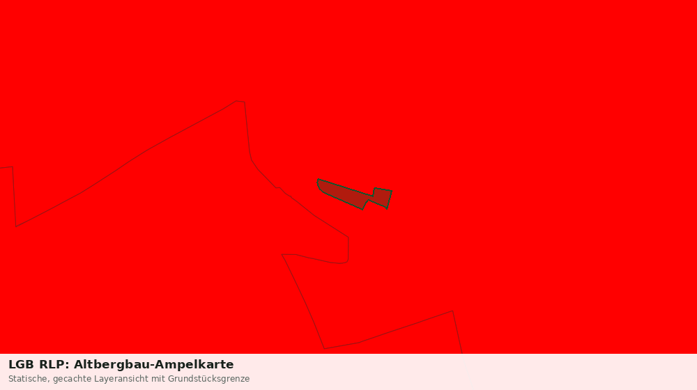 Statische Kartenansicht: LGB RLP: Altbergbau-Ampelkarte