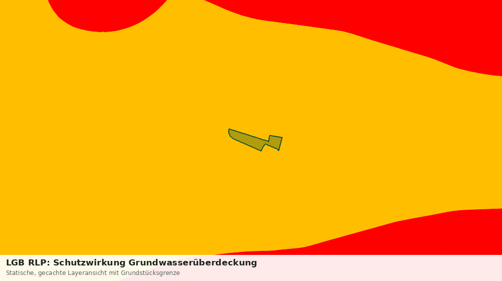 Statische Kartenansicht: LGB RLP: Schutzwirkung Grundwasserüberdeckung
