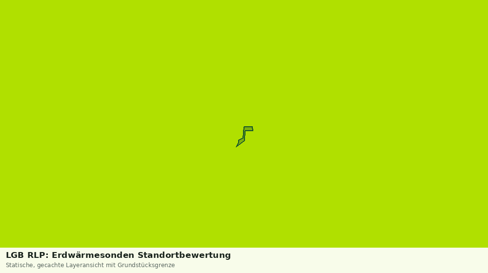 Statische Kartenansicht: LGB RLP: Erdwärmesonden Standortbewertung