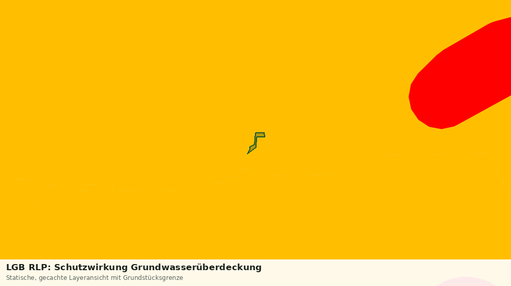 Statische Kartenansicht: LGB RLP: Schutzwirkung Grundwasserüberdeckung