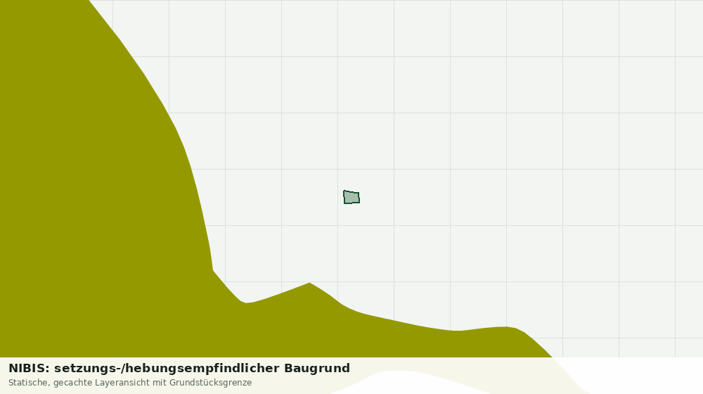 Statische Kartenansicht: NIBIS: setzungs-/hebungsempfindlicher Baugrund