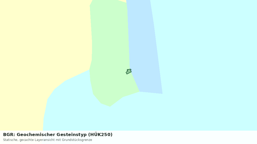 Statische Kartenansicht: BGR: Geochemischer Gesteinstyp (HÜK250)