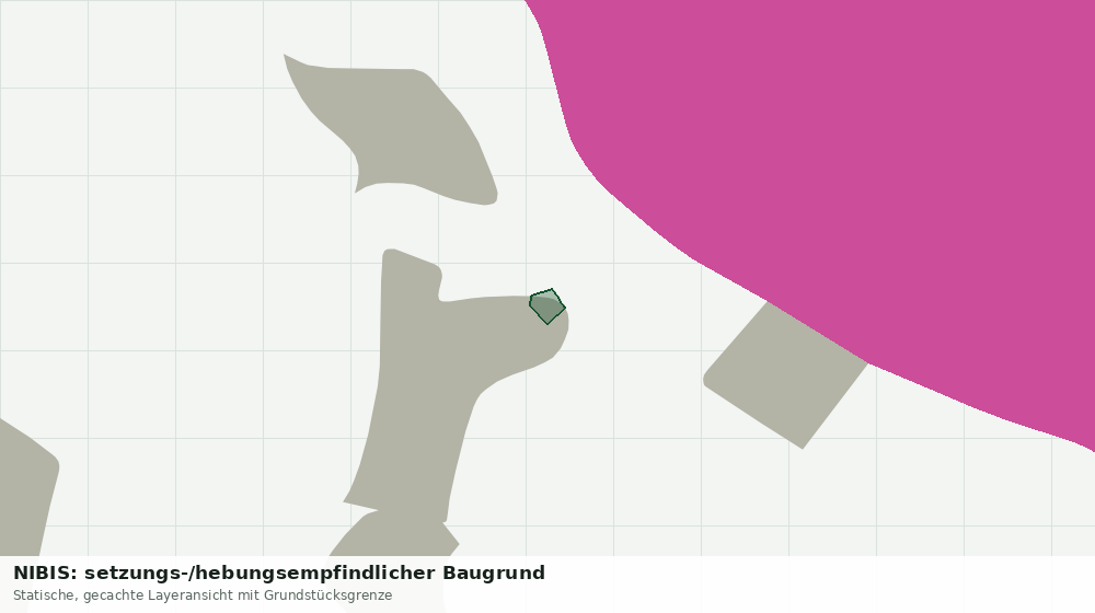Statische Kartenansicht: NIBIS: setzungs-/hebungsempfindlicher Baugrund