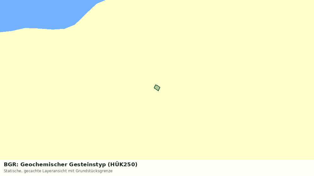 Statische Kartenansicht: BGR: Geochemischer Gesteinstyp (HÜK250)