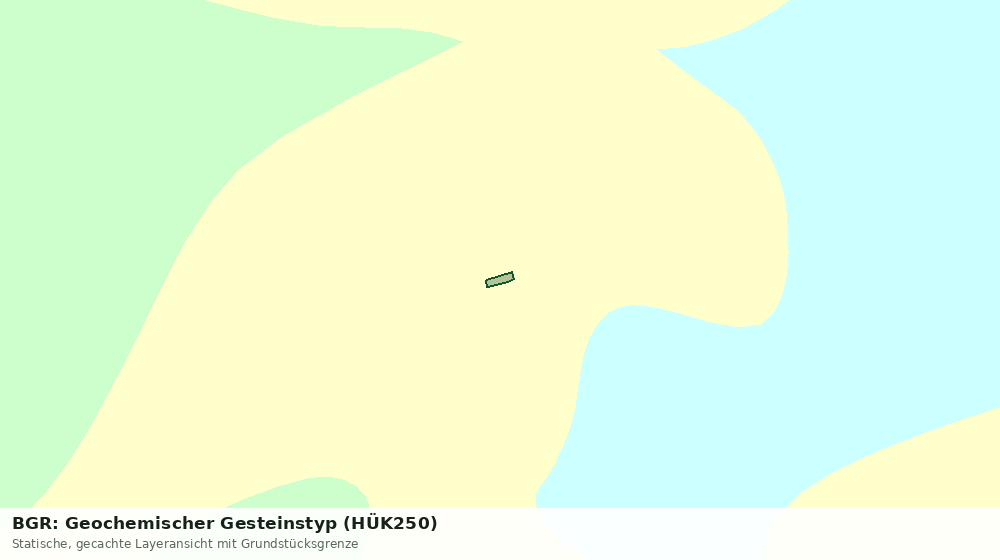Statische Kartenansicht: BGR: Geochemischer Gesteinstyp (HÜK250)