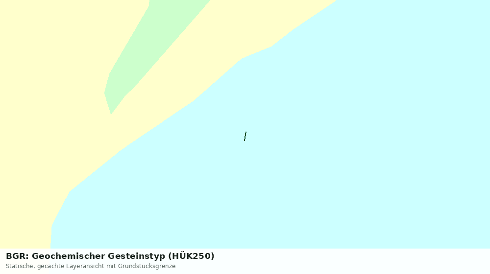 Statische Kartenansicht: BGR: Geochemischer Gesteinstyp (HÜK250)