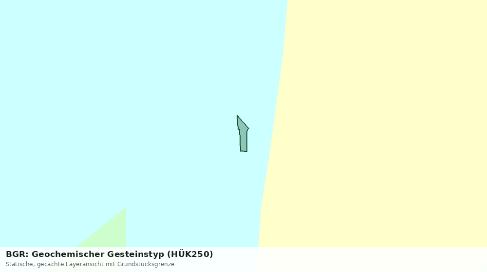 Statische Kartenansicht: BGR: Geochemischer Gesteinstyp (HÜK250)